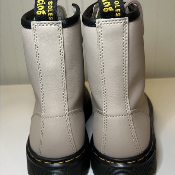 New Doc Dr Martens Airwair Zavala Smooth Leather Tan Boots Mens 6 Womens 7 Shoes - Picture 6 of 9